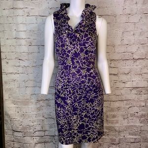 Just... Taylor purple ruffle dress 12